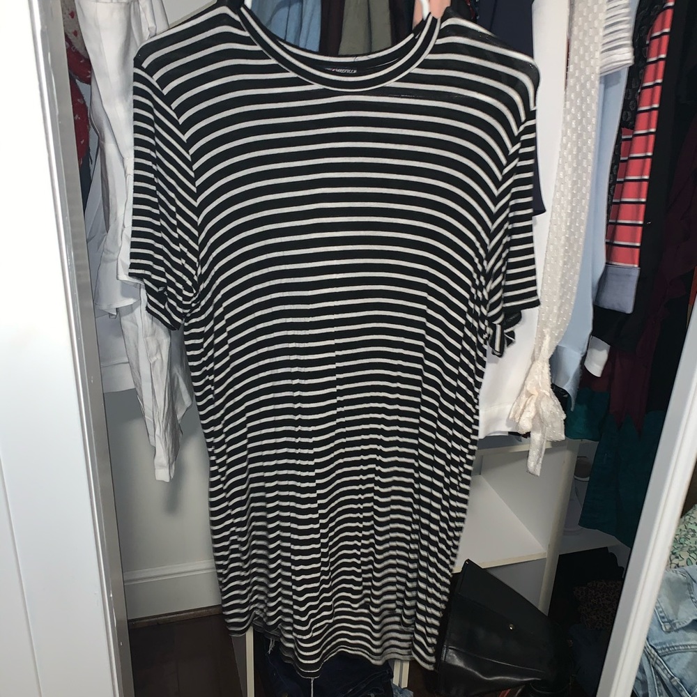 Brandy Melville Striped T-Shirt Dress